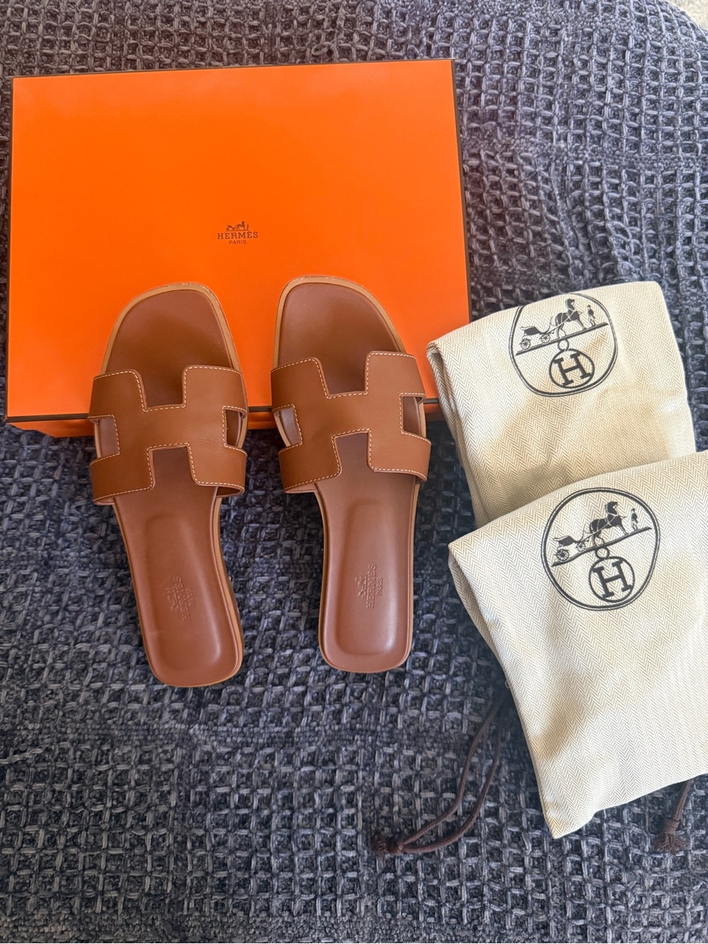 Hermes Oran Sandals